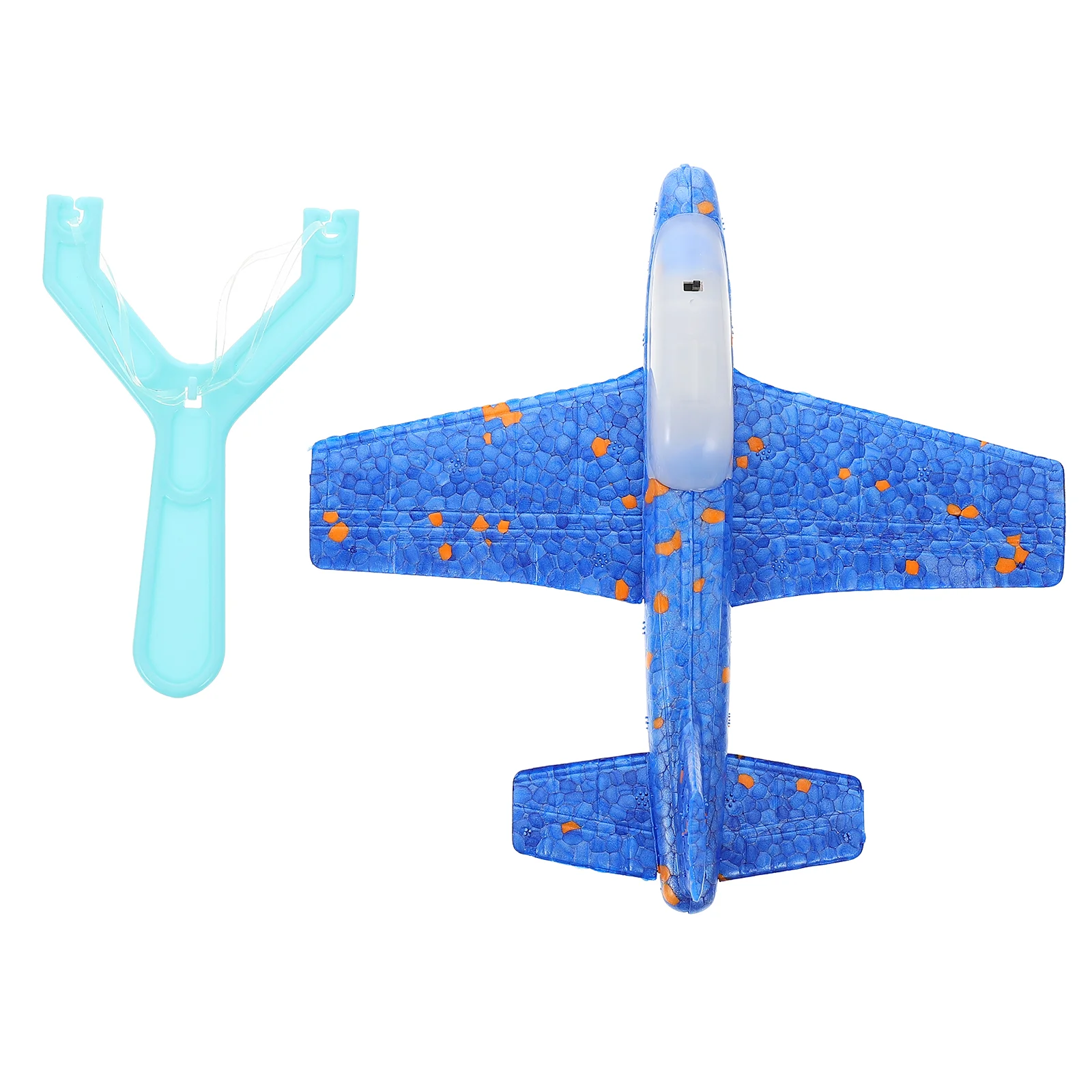 Hand Throwing Foam Plane Toy Children’s Toys Artificial Airplane Model Fake Glowing Catapult Aircraft Emulation Foams Funny