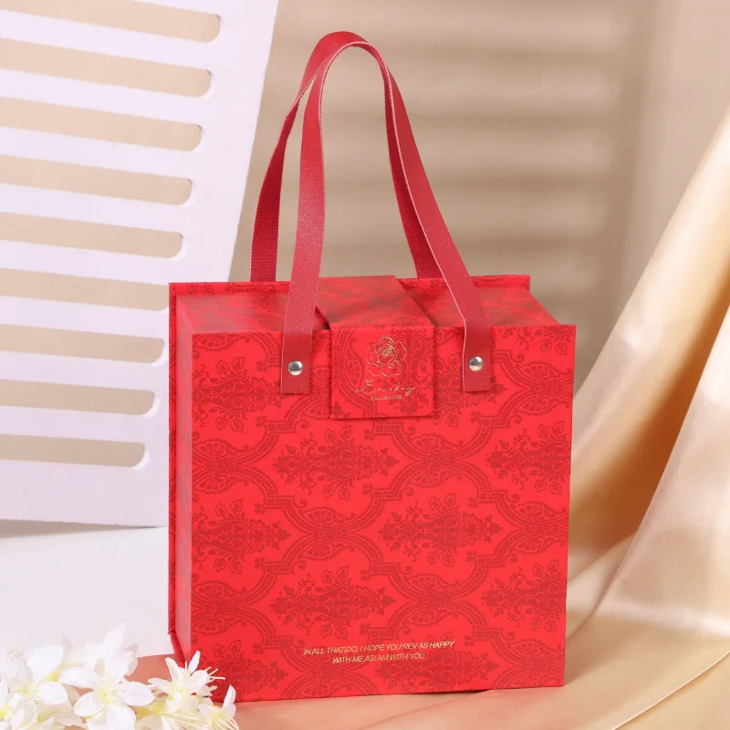 Customized. Business Hand Box New Hand Box Wedding Wedding Candies Box Empty Box Bridesmaid Bag