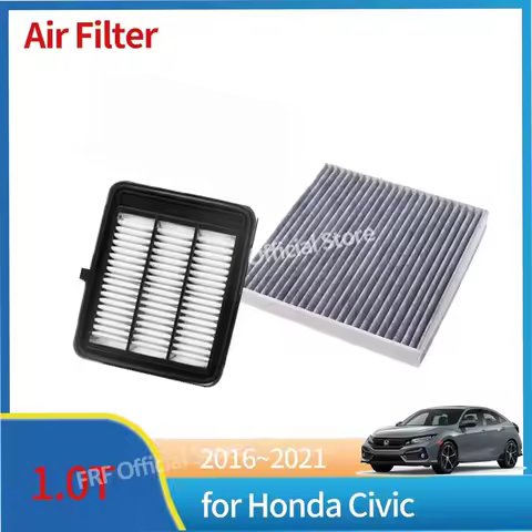 1.0T Air Filter For Honda Civic 10th Gen 2016 2017 2018 2019 2020 2021 FK Hatch Accessorie Intake Engine Conditioner Filter Grid