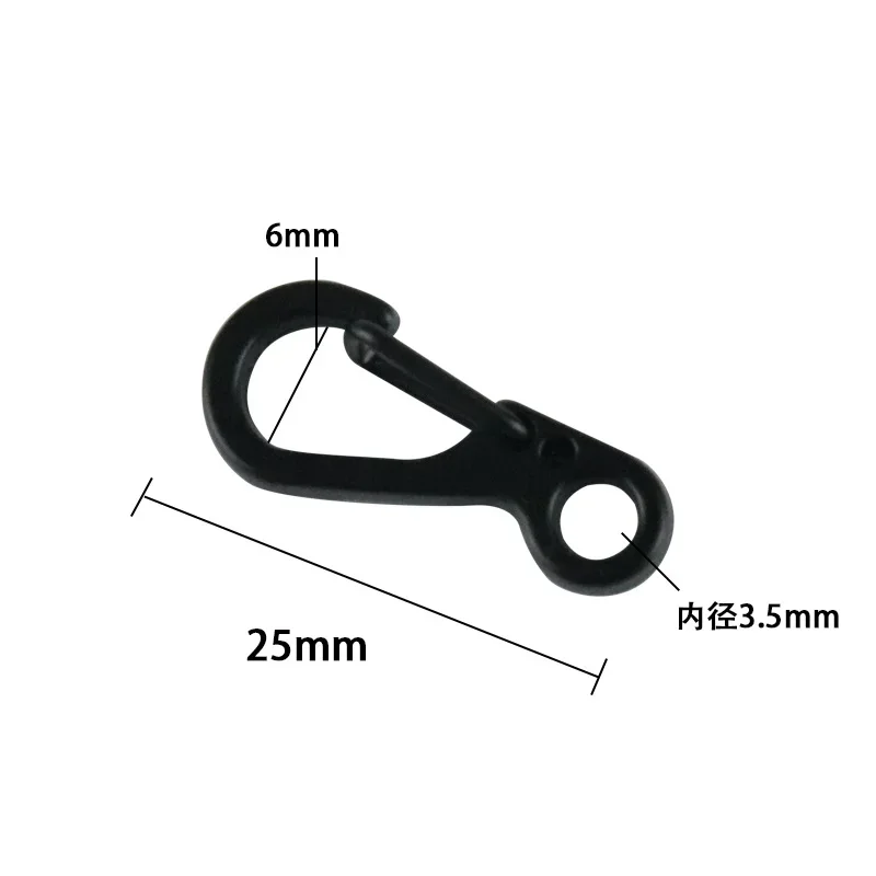 5/10/20pcs Mini Spring Backpack Clasps Outdoor Climbing Carabiners Equipment Survival Paracord Snap Hook Keychainl Buckle Clip