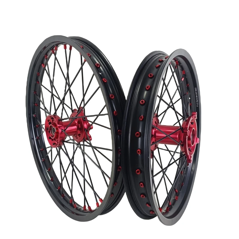 Motorcycle wheel sets, bicycle wheels 14, 18, 19, 21 inches suitable for CR CRF 7075 aluminum alloy motorcycle parts
