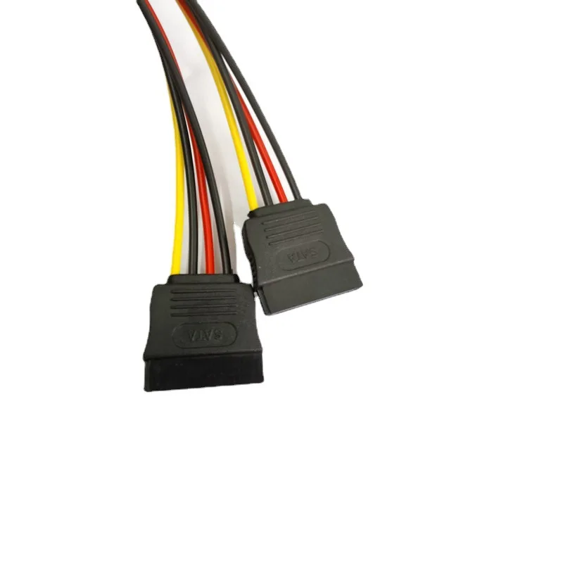 SATA 1-to-2 Power Cable 15PIN Serial Port Hard Drive Splitter Adapter for Computer Upgrade And Repair