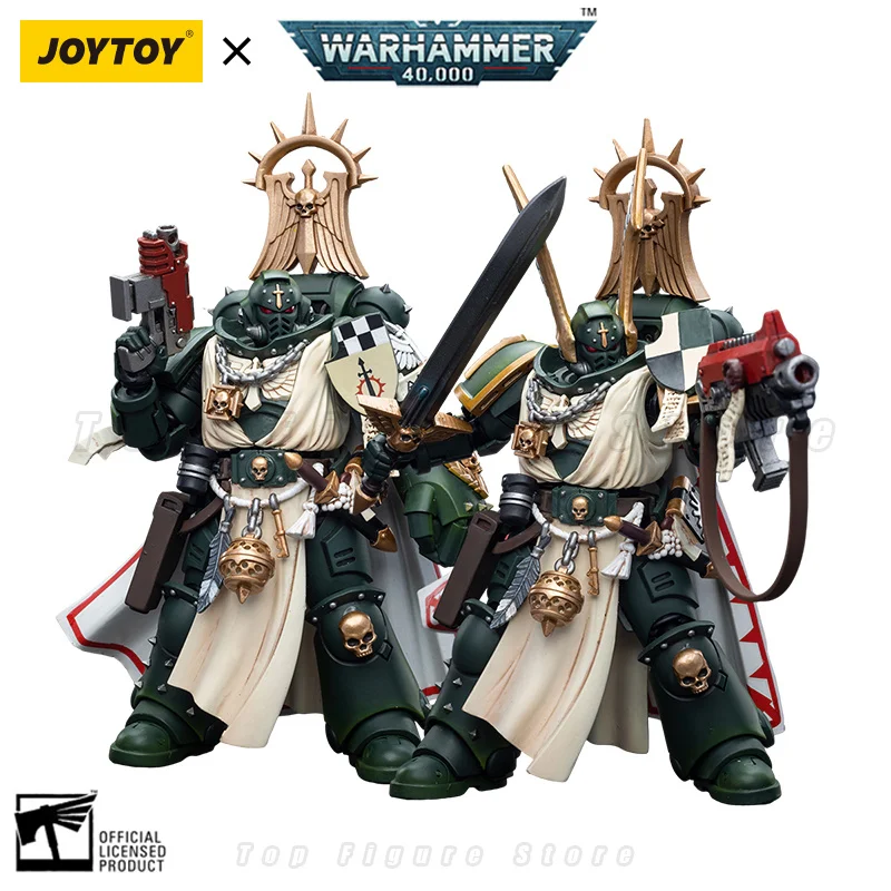 Figuras de Acción JOYTOY Warhammer 40k 1/18 Anime 12cm Dark Angels Master Lazarus Master con Puño de Poder