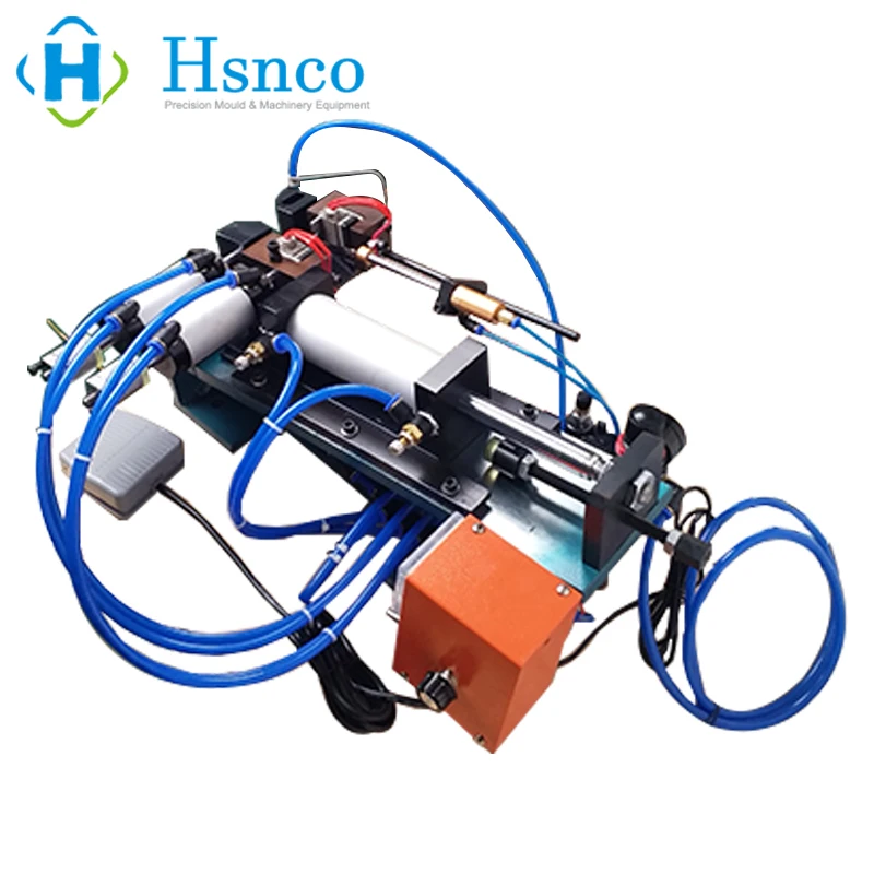 HS-305R Pneumatic Hot Stripping Machine for Braided & Shielded Cable Gas Heating Peeling Machine