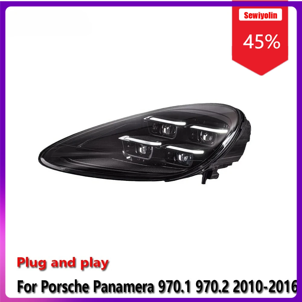 

Автомобильные светодиодные лампы Sewiyolin в сборе для Porsche Panamera 970.1 970.2 2010-2016 противотуманные фары DRL тормозной указатель поворота