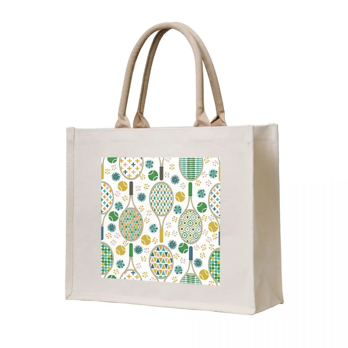 

Tennis racket and ball vintage Tote Bag ecological bags Canvas tote bag custom