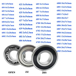 10PC P5 High Performance Deep Groove Ball Bearing 608 628 688 607 605 625 626 686 6000 6001 6700 6701 6800 6802 6900 6902 ZZ 2RS