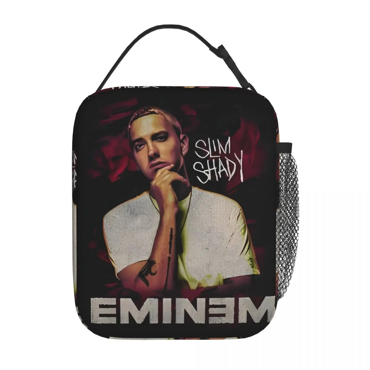

Insulated Lunch Box Eminem Slim Shady Music Rap Product Storage Food Box Y2K Thermal Cooler Lunch Box For Outdoor