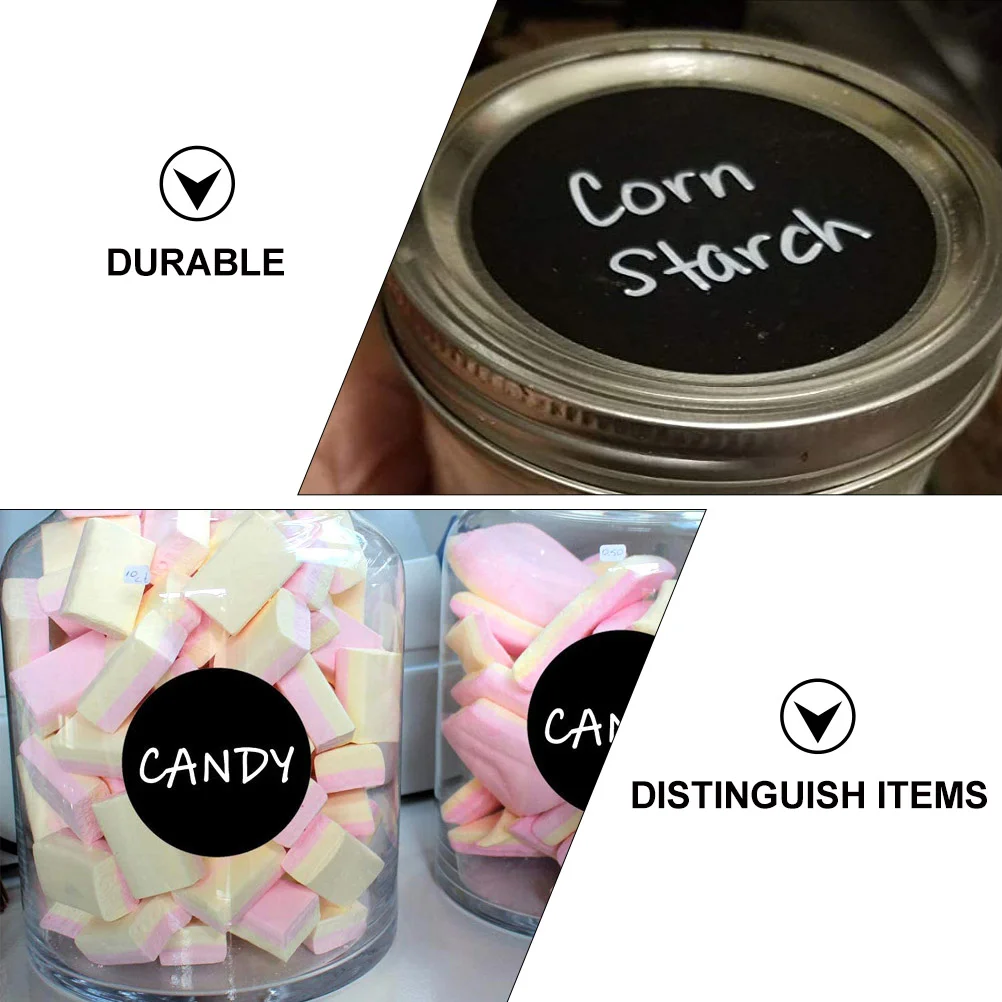 2 Rolls Reusable Blackboard Sticker Waterproof Mobile Chalkboard Label Stickers Labels Kitchen