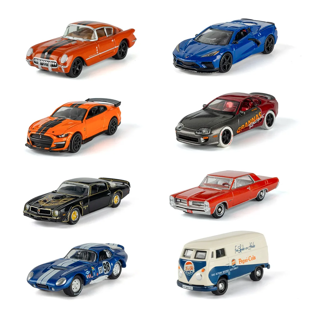 Mini voiture de poche en alliage de Simulation 1:64, modèle de voiture de sport coulissant, jouets et cadeaux de collection