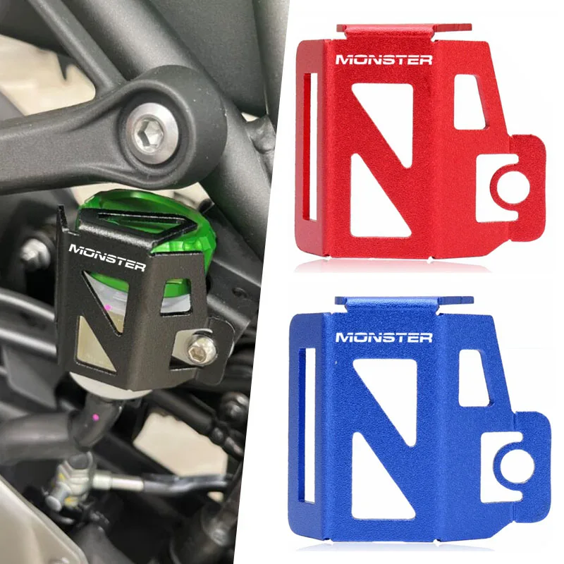 Motorcycle Rear Brake Fluid Reservoir Cap Cover Oil Tank Protector For Monster 695 696 796 795 797 821 1000 1100S 1200