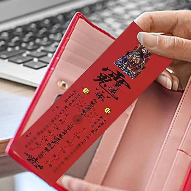 2025 Tai Sui Card Lunar New Year Fortune Card Paper Amulet Card Feng Shui Prayer Card Lucky Cards Fortune Amulet For Auspicious