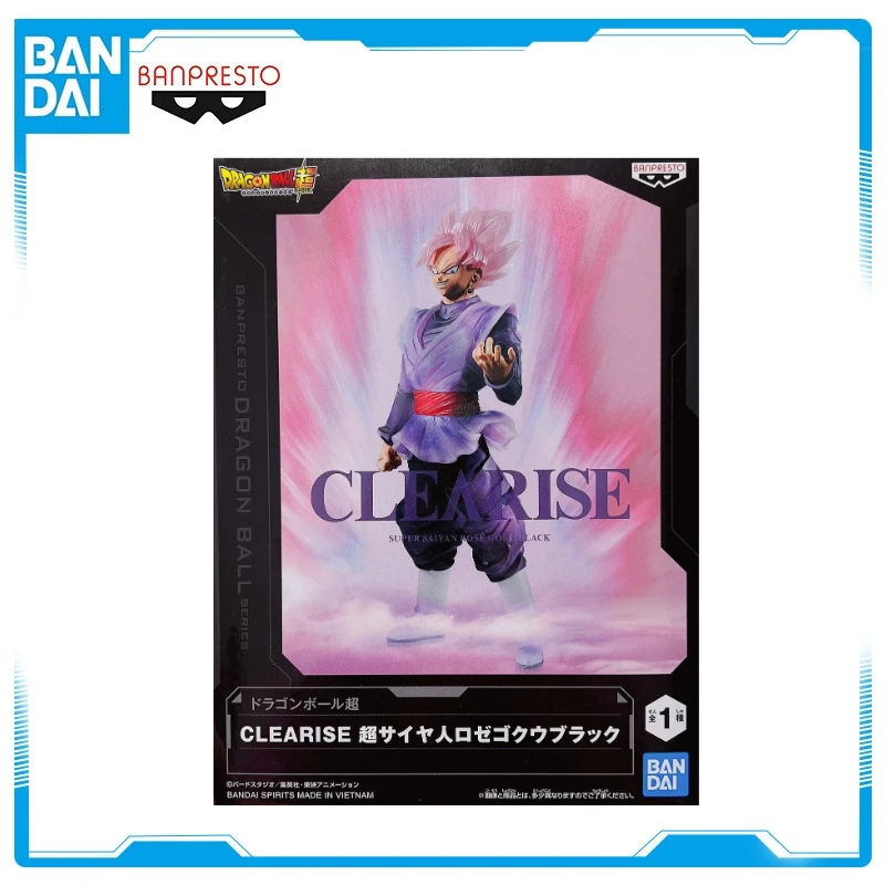 

In Stock Bandai Original Banpresto Anime Dragon Ball CLEARISE Super Zamasu Figure Collection Toy Model ornament gift WY