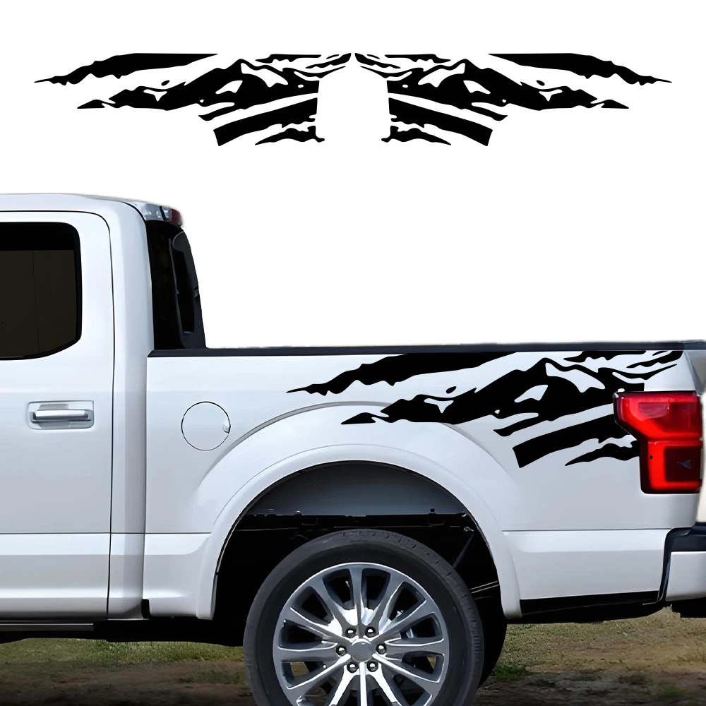 

Pickup Body Side Stickers For F-150 Tundra Graphics Splash Style Decor Decals Car Vinyl Cover Auto Tuning Accessories 170x50cm