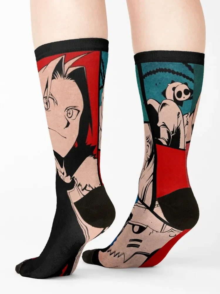 Fullmetal Alchemist - Brothers Anime Manga Logo Socks heated valentine gift ideas custom Socks Man Women's