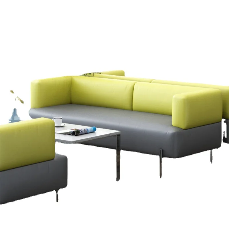 

Office sofa simple coffee table combination leisure area parents rest area business reception negotiation