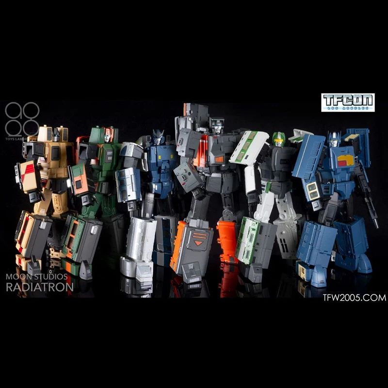 Children's toy transforming robot Raiden MS 01-06 Dark Night Ice Field Iron Fist Moon Flash Green Land Cold Peak Aurora