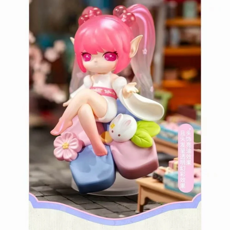 Лидер продаж, серия Lingfeng Town, интернет-знаменитая глухая коробка, украшения, модные игрушки, фигурки, женские подарки, милые коллекции кукол