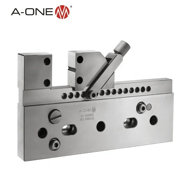 A ONE China manufacture Precision fixture workholding 3 axis adjustable wire edm machine vice 3A-200005