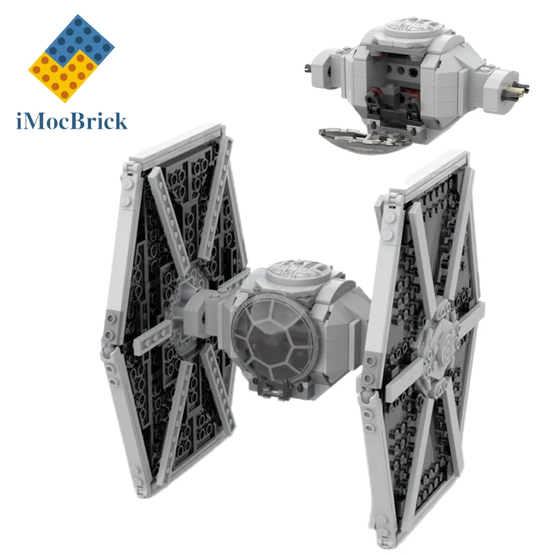 Star Movie Spacvier Model Bricks Mocs Set, Imperia TIE Starfighter Analyste, Un.com Idng décennie ks, Fighter Toys, Christmas Gifts, 456 Pcs