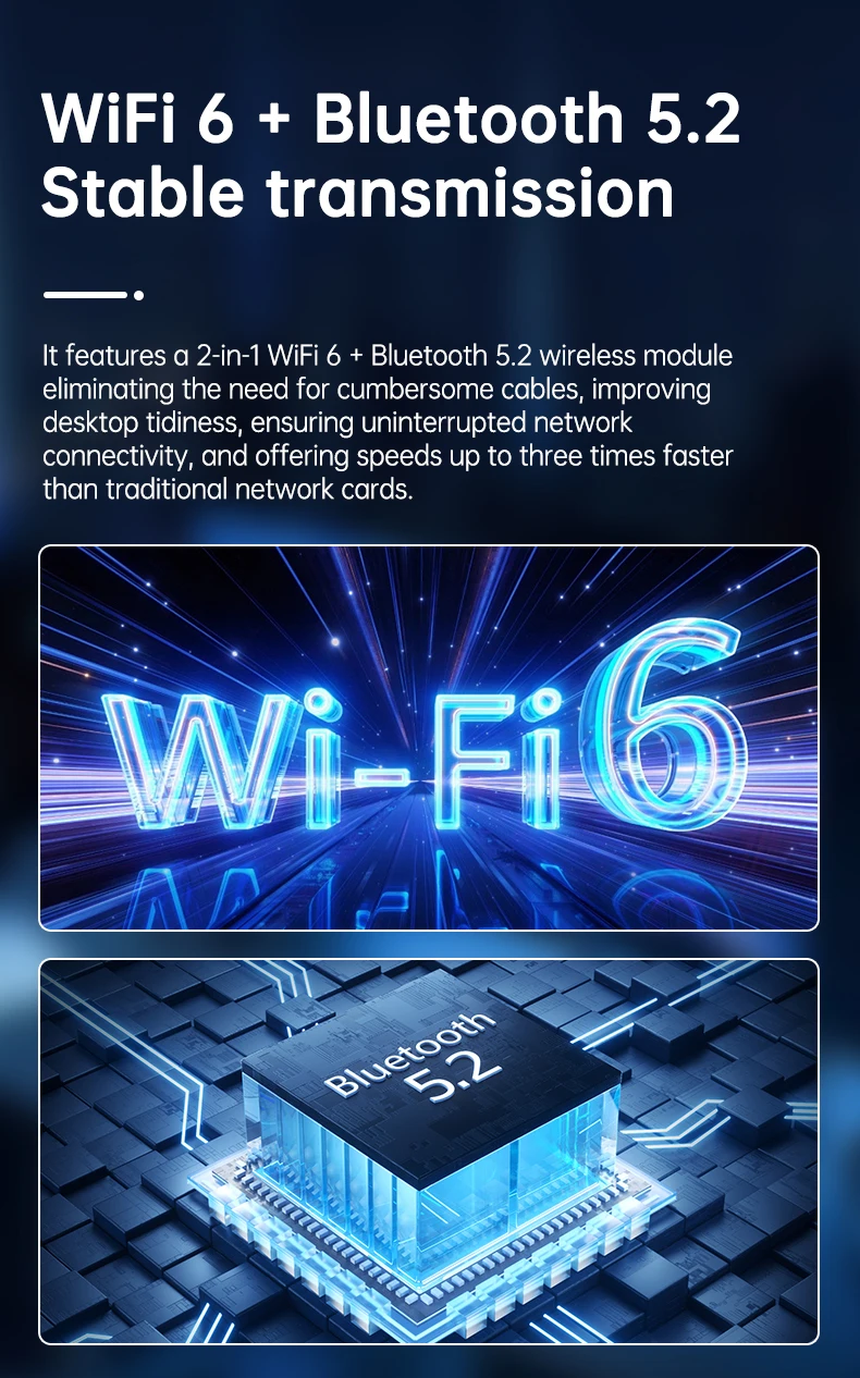 SZBOX Mini PC Intel N5100 Dual DDR4 M.2 2280 NVMe SSD WiFi6 BT5.2 RJ45 Windows 11 Mini Computer