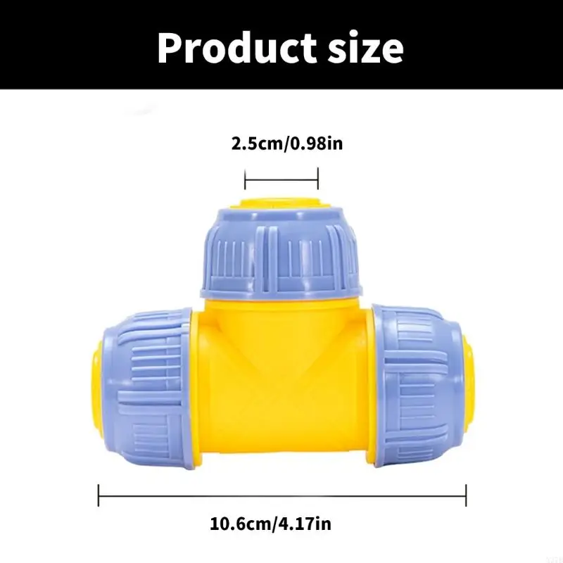 Irrigation System Connector Perfect for Garden Irrigation and Plumbing Projects