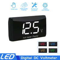 12V Mini LED Display Digital Voltmeter Panel Volt Voltage Meter Tester Reverse Connection Protection For Car motorcycle