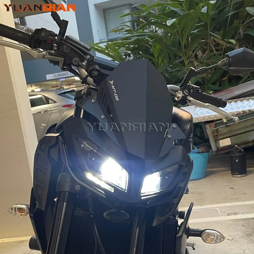 

For YAMAHA MT-09 FZ-09 MT09 FZ09 MT FZ 09 Motorcycle Accessories Wind Deflectors Parabrisas MT09 Windshield Windscreen 2017-2020