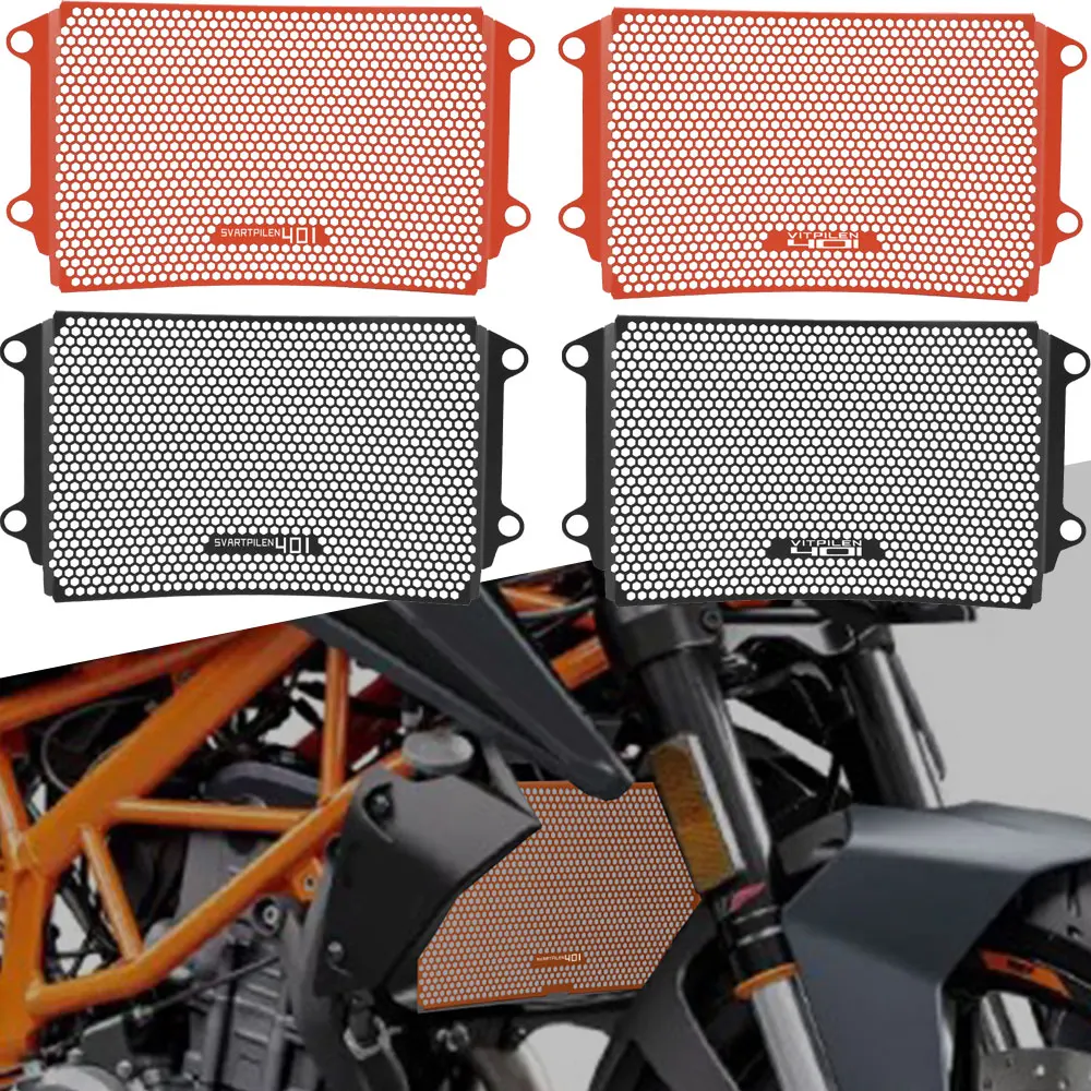 

For Husqvarna 401 Vitpilen Svartpilen 2024 2025 2026 Motorcycle Radiator Grill Guard Vitpilen401 Svartpilen401 Oil Cooler Covers