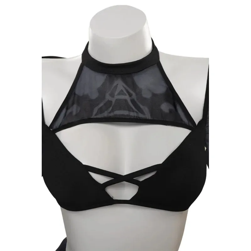 2025 22 YoRHa 2B Косплей Купальник Женский Костюм Аниме Игра NieR No 2 Type B Ролевая Игра Фантазия Наряды Необычные Платья Партия Ткань Di