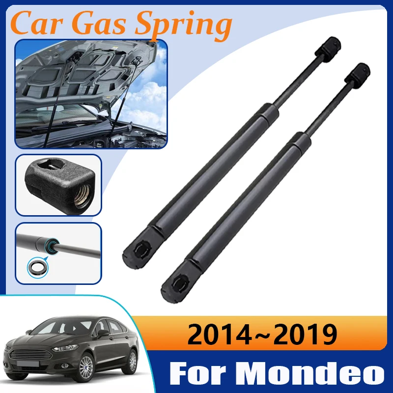 

For Ford Mondeo MK4 Accessories 2014~2019 Car Engine Covers Hydraulic Rod Auto Struts Freeze Supporting Strut Spring Accessories