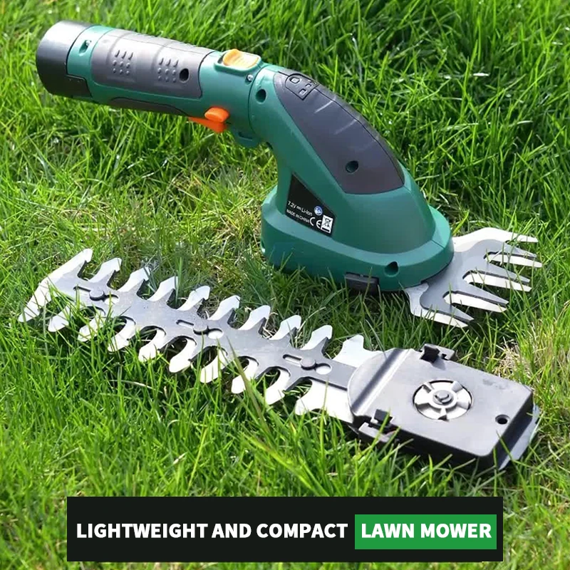 Lawn Mower Multi functional Electric Scissors Green Plant Mower Trimming Branches Rechargeable Mower with Adjustable Angle