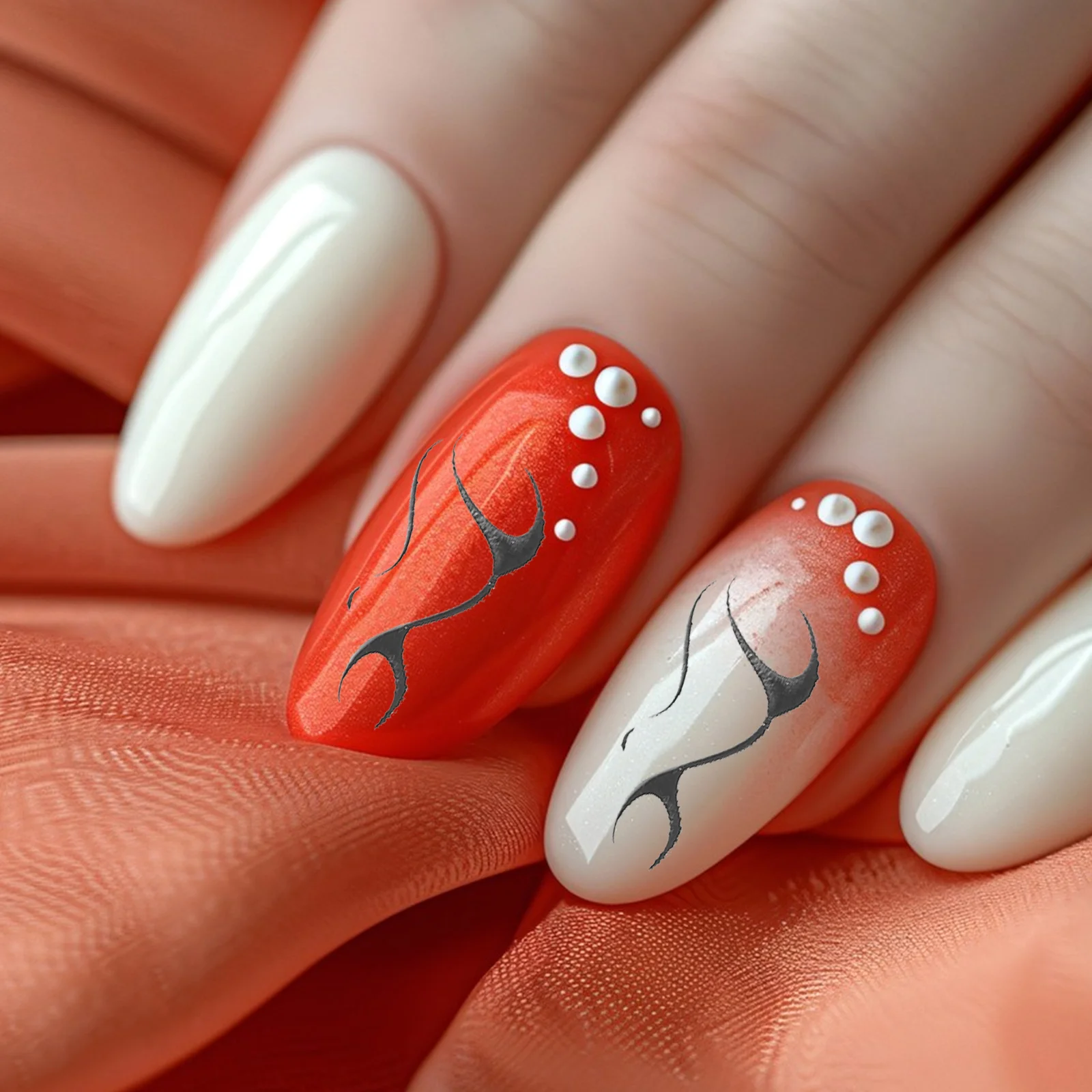 

10Pcs Silver Nail Stickers Marble Stripe Self Adhesive Line Nail Art Decals Geometric Wave Design Bridal Party Wedding New Year