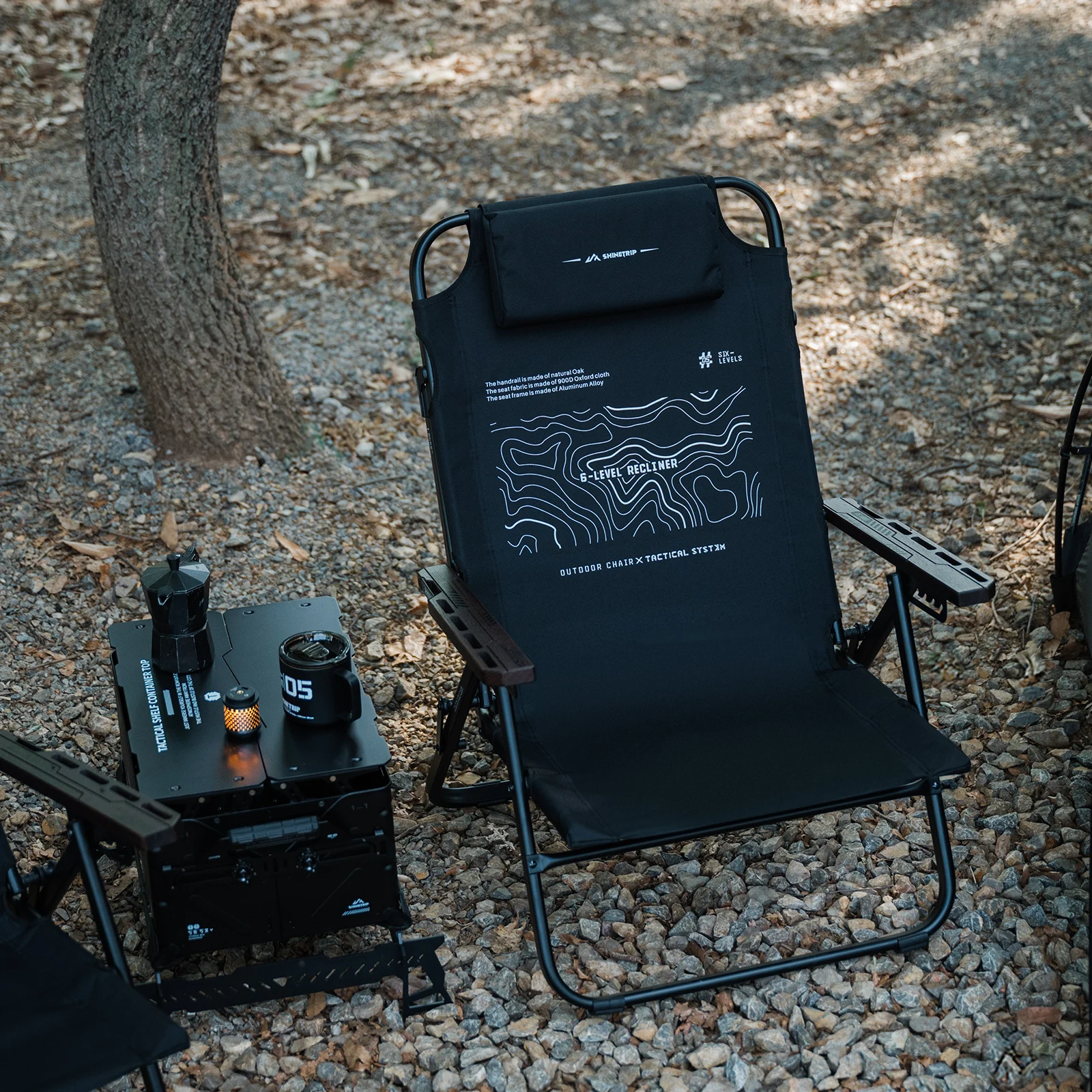 Shinetrip 05 Series Outdoor Folding Chairs, Camping Lounge Chairs, Fishing Beach Chairs With Six Adjustable Settings