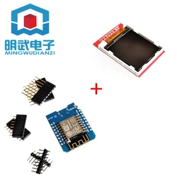 Mini D1 Wifi ESP-12F N ESP8266 Development Board + TFT LCD Screen Module 1.44 Inch Screen