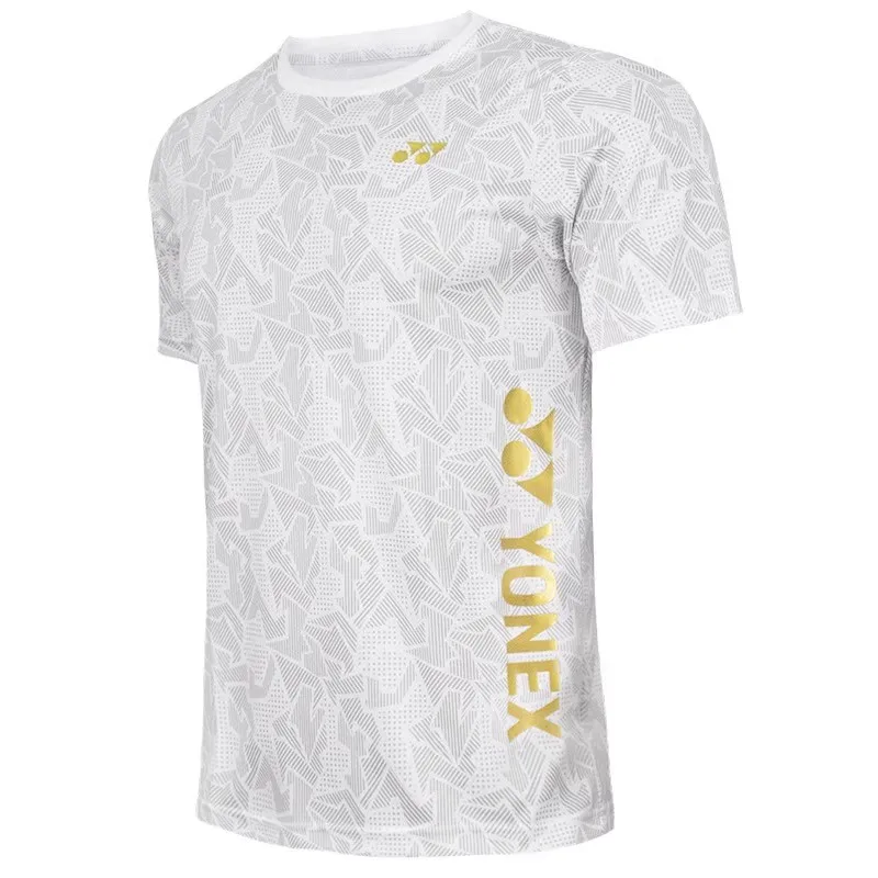 YONEX 2024 جيرسي رياضي جديد، جيرسي سريع الجفاف، طقم تي شيرت للتدريب بأكمام قصيرة، نفس الرجال