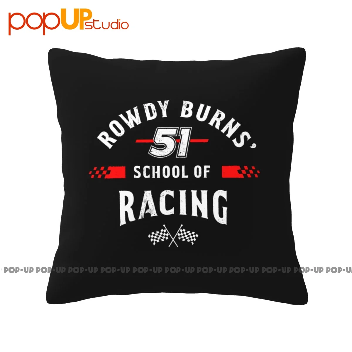 Silky Rowdy Burns School Of Racing Pillowcase Throw Pillow Cover Printed Super Soft Skin-Friendly