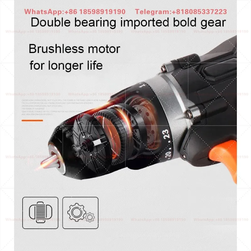 Factory Direct Selling Combo Kits 20V Rechargeable All Copper Brushless Motor Power Tools
