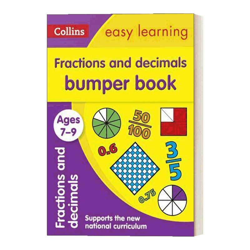 

Fractions and Decimals Bumper Book: Ages 7 8 9, Collins Easy Learning KS2 9780008212438