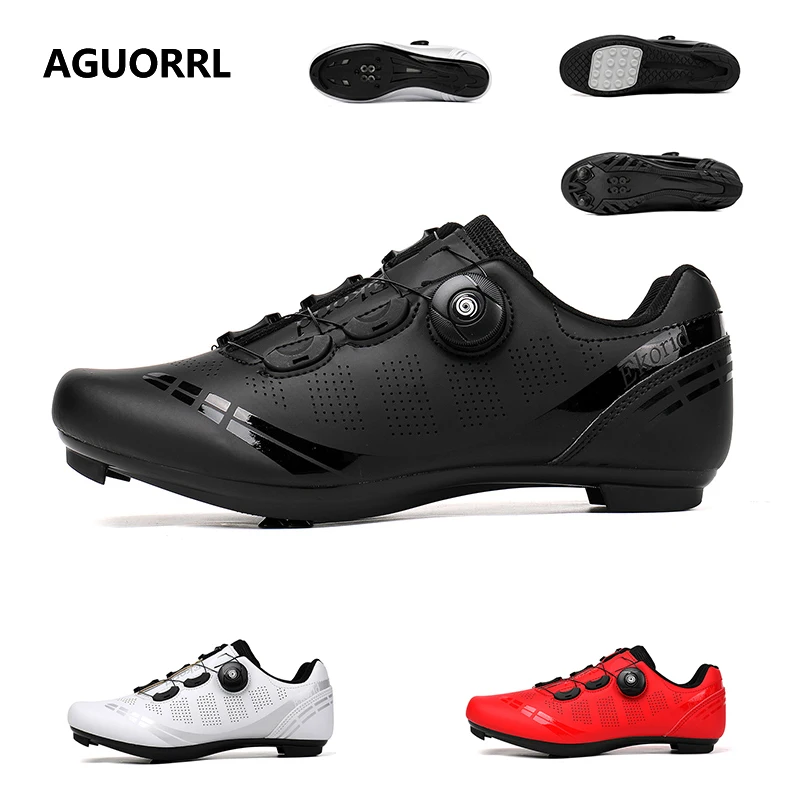 

New Breathable Professional Cycling Shoes Unisex Road Bike SPD Pedal Lock Shoes Mountain Off-Road MTB Cycling Competition Shoes