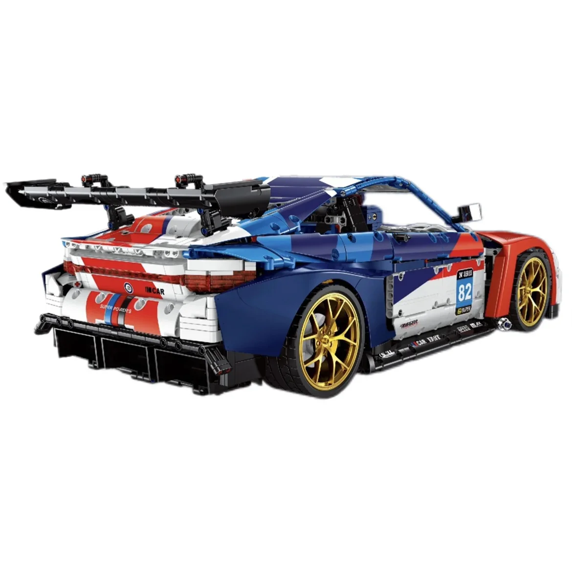 IN STOCK JD040 MOC Technical 1:8 Sports Car M4 Building Blocks Bricks Assembling Model Toys for Boys Christmas Gift Set