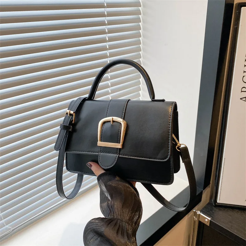 Fashion portable shoulder women's bag, high-end messenger versatile small square bag