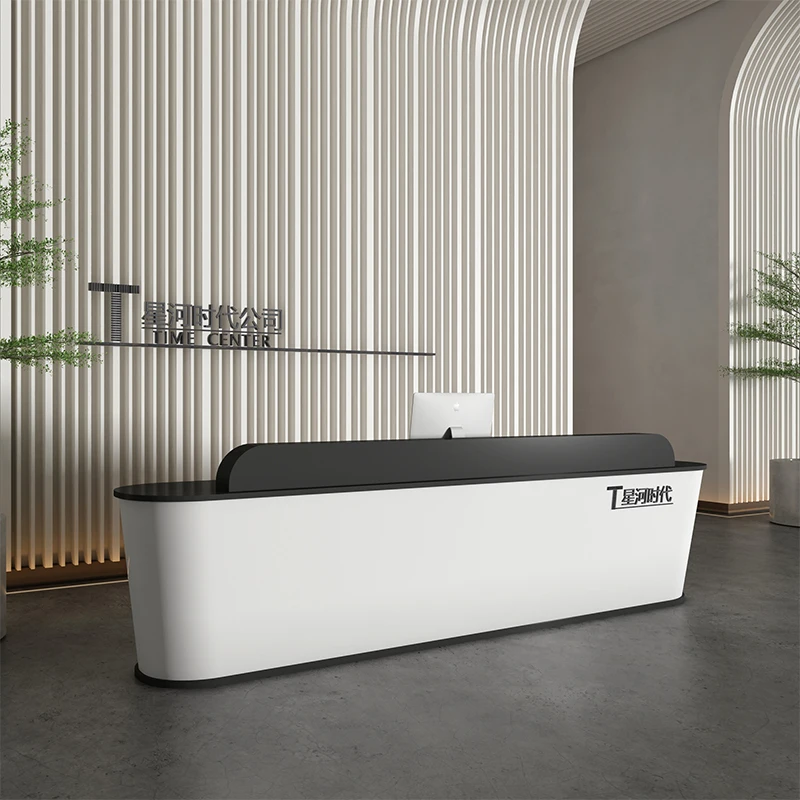 

Barber Salon Counter Customer Center Modern Reception Table Atelier Professional Luxury Empfangstheke Office Advanced Desk