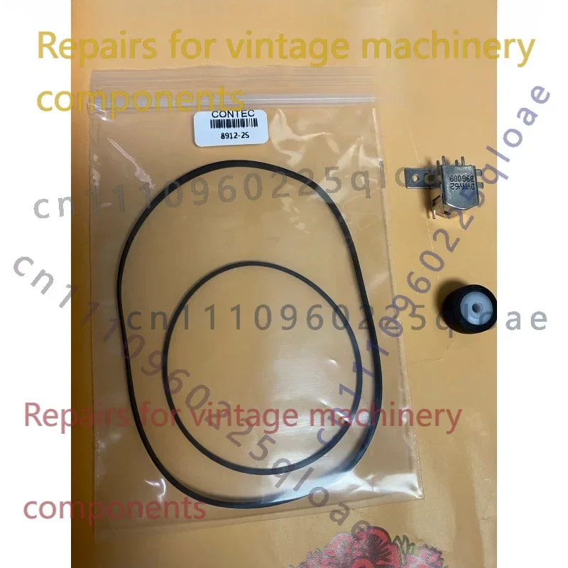 Repair Spare Parts Kit Including Drive Belts, Magnetic Tape Head & Pinch Roller for CONTEC 8912-2S Radio Cassette Recorder