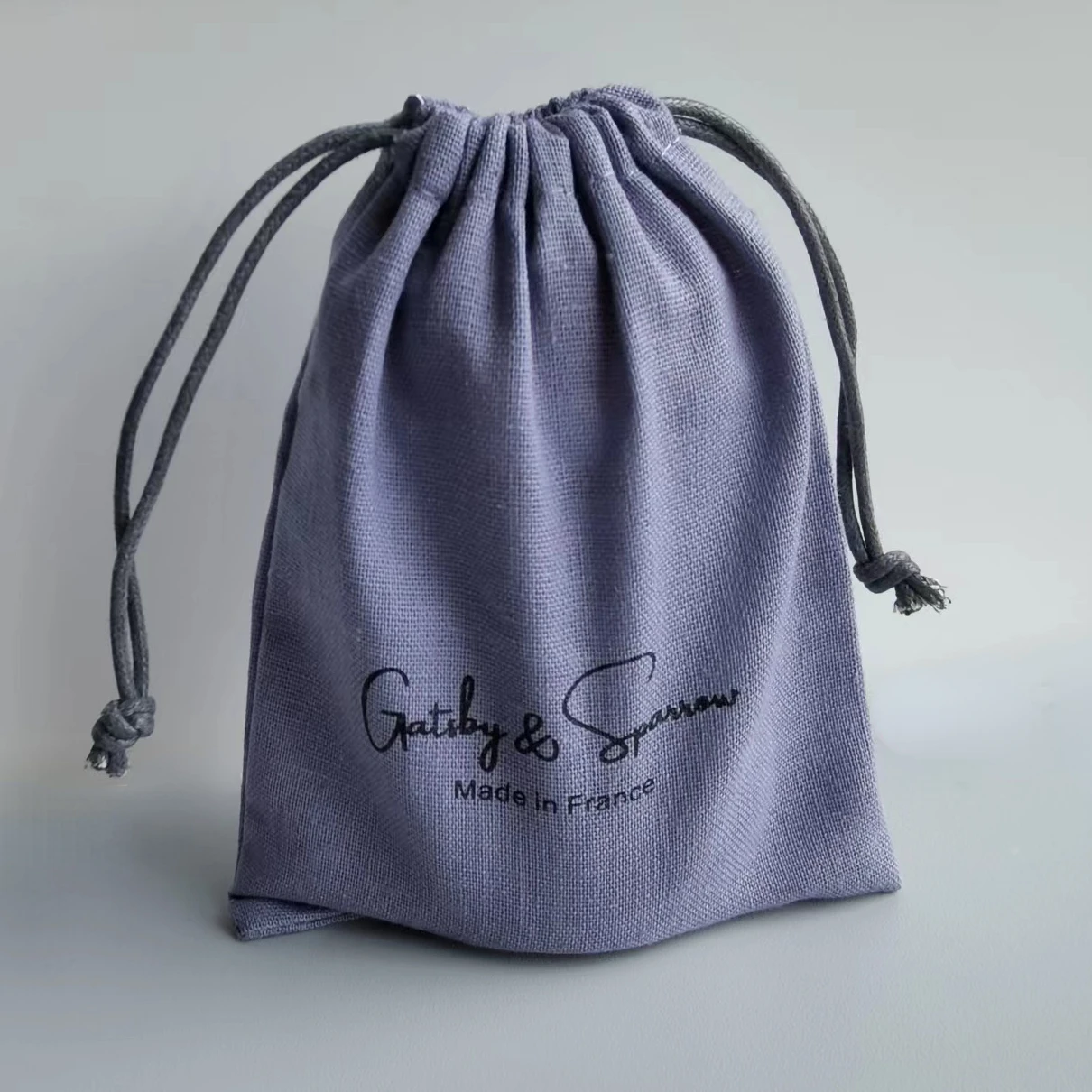 50 Pcs Cotton Linen Drawstring Bag Christmas Halloween Gift Candy Tea Beads Jewelry Storage Pouch Cosmetic Coins Sack Customized