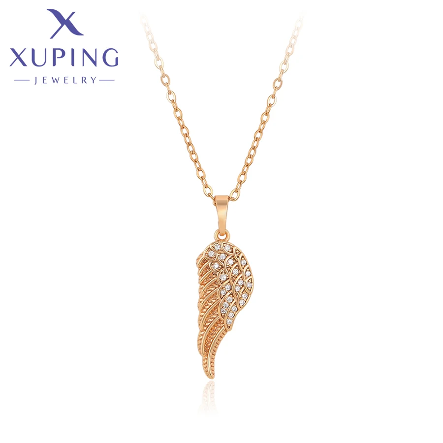 Xuping Jewelry Fashion Temperament Wings Shape Necklace Pendant for Women Gift A00607412