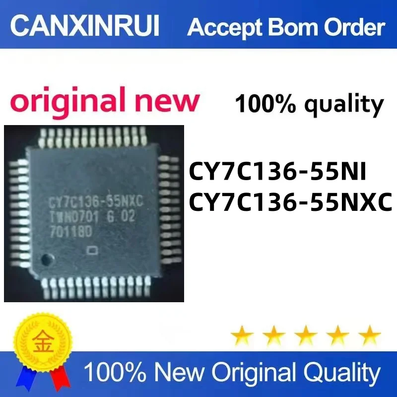 

CY7C136-55NXC CY7C136-55 CY7C136-55NI QFP-52 Microcontroller IC Chip