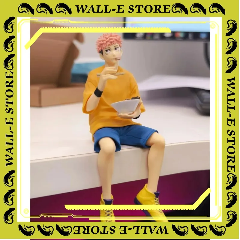 

100% FuRyu Original Genuine Jujutsu Kaisen 13cm Yuji Itadori Noodles Press Figure Toys Hobbies For 13 Year Old Boy Gifts