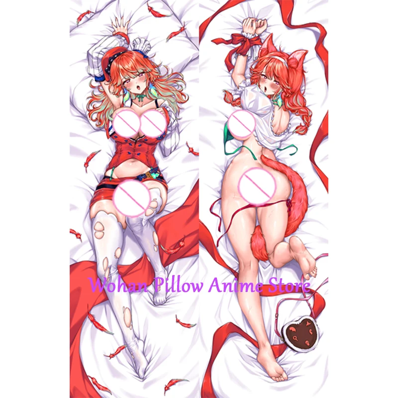 

Dakimakura Anime Pillow Cover Kiara Double Sided Print Life-size Halloween Christmas Decoration