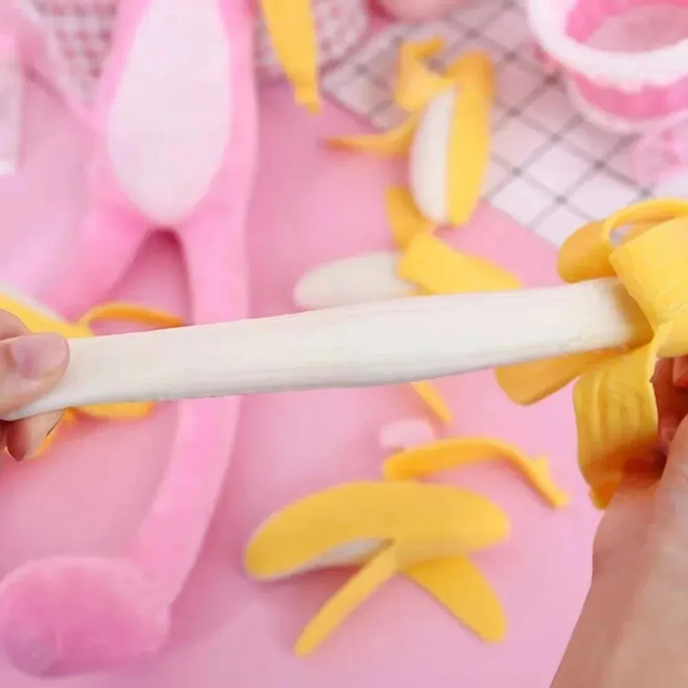 لعبة الموز بسط تململ لعبة الجدة الإجهاد الإغاثة اللعب مضحك مقشر وهمية الموز الفاكهة الإجهاد لعبة حفلة عيد ميلاد الحسنات #3